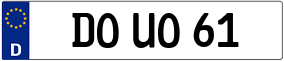 Truck License Plate